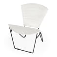 thumbnail image 1 of Butler Specialty Felix Fauteuil d'Appoint en Fer et Cuir, Blanc, 1 of 6