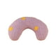 thumbnail image 2 of Cama para gatos con forma de media dona | Almohada pequeña lavable | Juguete suave y cálido para gatos | Naranja, morado y verde, 2 of 6