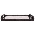 thumbnail image 1 of Artifacts Rattan™ Rectangular Tray with Glass Insert, 1 of 3