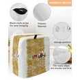 thumbnail image 3 of Farmhouse Brown Stand Mixer Dust Cover with Storage Pocket & Handles, Retro Modern Abstract Art Fits All Tilt Head & Bowl Lift Kitchen Appliance Cover Organizer Bag Accessories, 6-8 Quart, 3 of 6