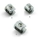 thumbnail image 4 of Eigraketly Abrazadera de vidrio de aleación de zinc, portátil, reutilizable, redondo, resistente, electrochapado, soporte de tablones para el hogar, Type3 NO3 Eigraketly TO009458-02, 4 of 6