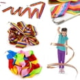 thumbnail image 5 of 4M Colorful Dance Ribbon Gym Rhythmic Art Gymnastic Streamer Twirling Rod Stick, 5 of 7