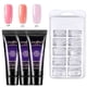 thumbnail image 1 of Set de gel de extensión rápida de 3 colores para fototerapia de uñas, gel de extensión de uñas de cristal, 1 of 1