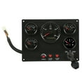 thumbnail image 1 of Akozon Boat Instrument Panel 4000RPM Tachometer Fuel Level Water Temperature Oil Pressure Meter Voltmeter 5 Dash Gauge Set for Marine Use, 1 of 7