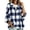 Blue, variant on FchengtaiS Womens Sherpa Fleece Oversized Hoodies Fuzzy V Neck Sweatshirts Comfy Fluffy Warm Pullover Top