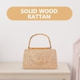 thumbnail image 2 of 4 asas tejidas para bolso: asa de madera natural tejida para manualidades, agarre vintage de repuesto para bolso, bolsa y monedero., 2 of 5