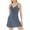 Dark Blue, variant on Women's Lace V Neck Satin Chemise Nightgown Smoothing Spaghetti Strap Elegant Sleep Dress for Anniversary Casual Night Lightweight Summer Nightgown M