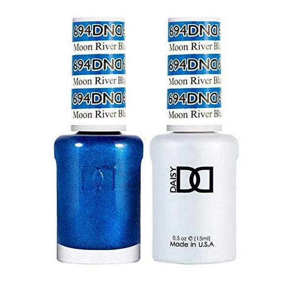 DND 694 Moon River Blue Gel & Matching Polish Set - DND Gel & Lacquer