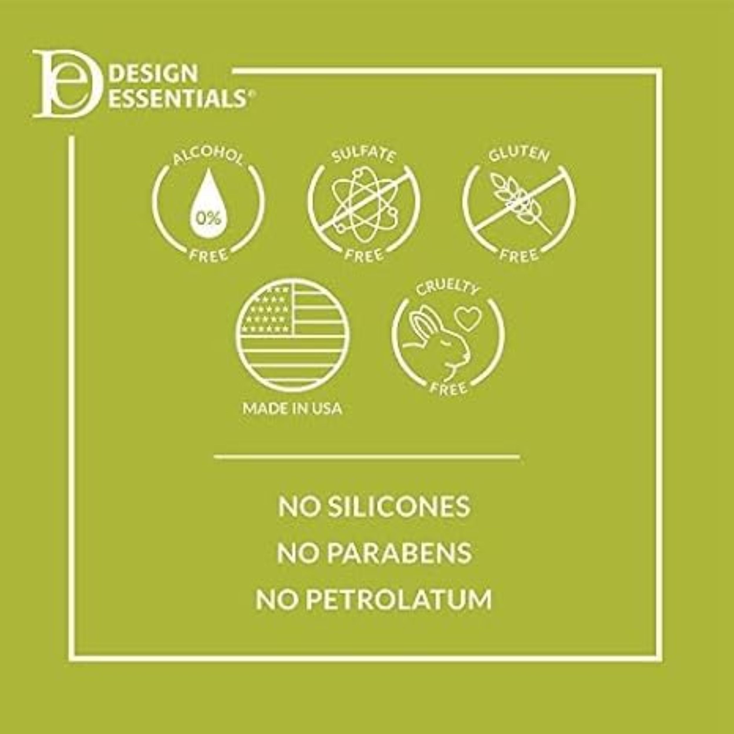Design Essentials Natural Almond & Avocado Moisturizing & Detangling Sulfate-Free Shampoo, 8 oz.