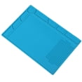 thumbnail image 3 of Insulation Silicone Mat, Soldering Pad Silicone Repair Mat Table Repairing Mat Soldering Heat Insulated Pad Silicone Dab Mat  For Welding For Table Mat ANGGREK S-120B, 3 of 8