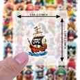 thumbnail image 6 of 35pcs-50pcs Cartoon Pirate Stickers Skull Stickers Funny Stickers Animal Stickers for Notebook Suitcase Guitar, 6 of 9