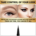 thumbnail image 6 of Bold Beautiful Cosmetics Waterproof Matte Liquid Eyeliner Pen, Black, 0.5 fl oz, 6 of 10