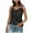 Black, variant on Women's V-Neck Satin Camisole Tank Top – Silk Satin Sleeveless Summer Top with Spaghetti Straps, Loose Fit for Sleep or Loungewear