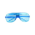 thumbnail image 2 of Ikohbadg Plastic Shutter Glasses Shades Sunglasses Eyewear Party Props Flashing LED Light up Slotted Shutter Sunglasses Shades Flashing Glasses for All Occasions Blue, 2 of 7