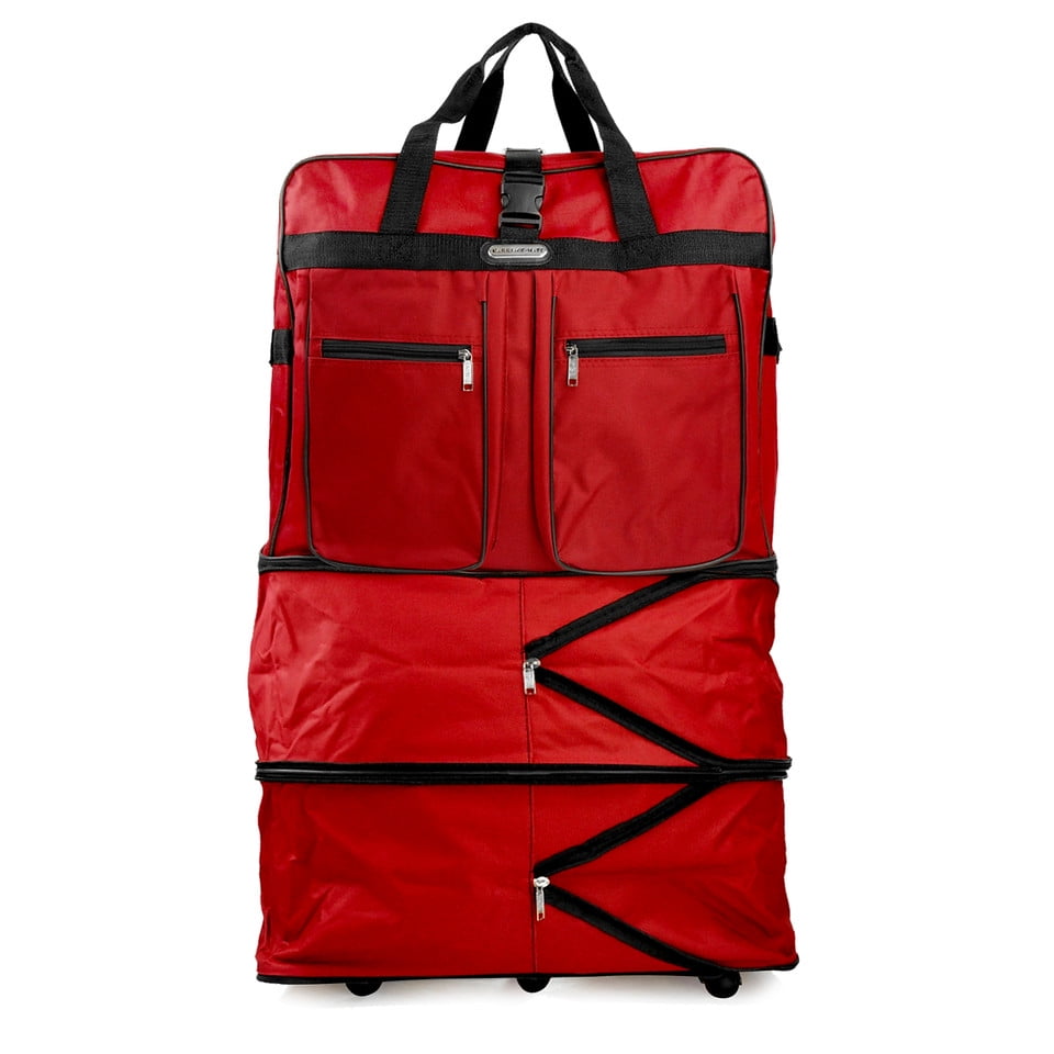 large travel bag with zipper