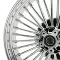 thumbnail image 6 of Chrome 18" x 3.5" Fat Spoke Rear Cast Wheel Rim for Harley Softail Fatboy FLSTF Heritage, 6 of 6