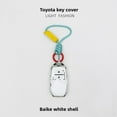 thumbnail image 1 of Car Key Fob Cover Case Protector For 2024 Toyota RAV4 Key Fob Cover Highlander Frontlander Venza Key Case, 1 of 19