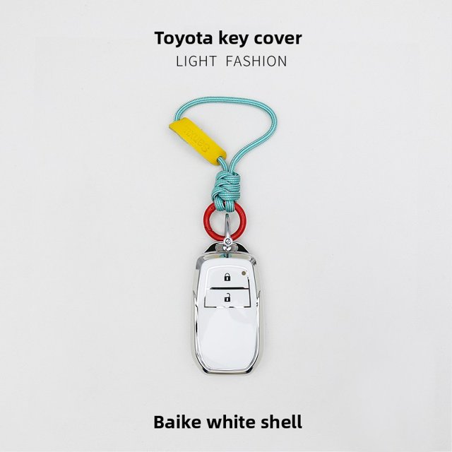 Car Key Fob Cover Case Protector For 2024 Toyota RAV4 Key Fob Cover Highlander Frontlander Venza Key Case