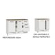 thumbnail image 4 of Kit Gabinete Bajo Almacenamiento Garaje Madesa 200cm, 4 of 5