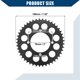 thumbnail image 5 of Ofertas Únicas 428 Pitch 45 Dientes 76mm Engranaje de Cadena de Motocicleta Engranaje Trasero para Bicicleta de Tierra Pit Bike de 50cc 70cc 90cc 110cc, 5 of 7