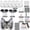 A, variant on Dpityserensio DIY Cat Mask Making Kit (5 Pack),Craft Set for Adults, Paintable Blank Therian Mask, Cosplay Party Favor