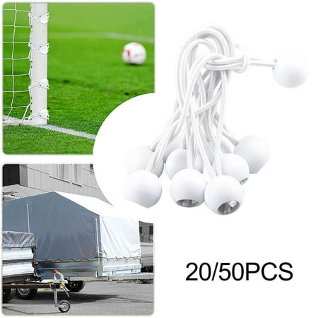 

Ruibeauty 20Pcs Oxford Rope Straps Ball Bungee Cord Straps Outdoor Canopy Storage Rope