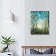 thumbnail image 3 of COMIO Wall Art Decor Green View White Birch Forest Canvas Painting Nature Plant Picture Wildlife Trees Landscape Artwork Home Living Room Bedroom Office Wall Decoration, 3 of 4