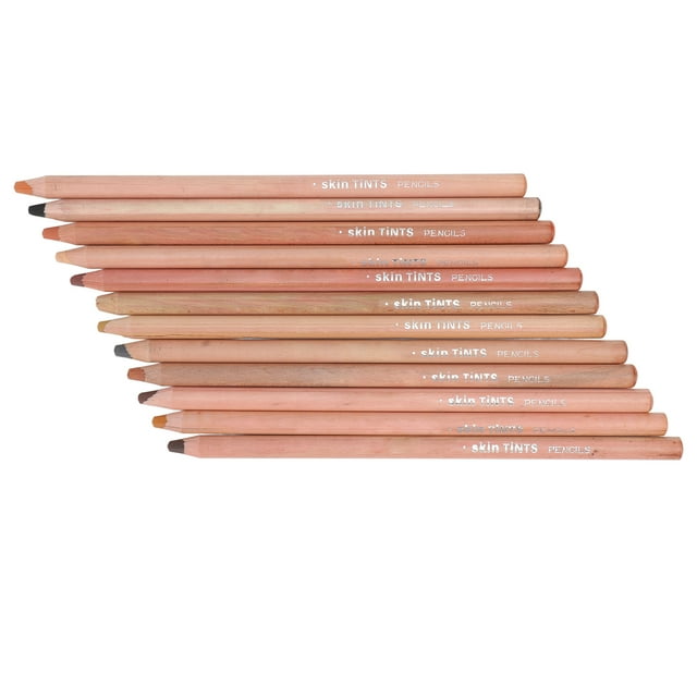 Colored Pencils, Portrait Pastel Pencils Wide Applicability With Pencil Sharpener For Designing