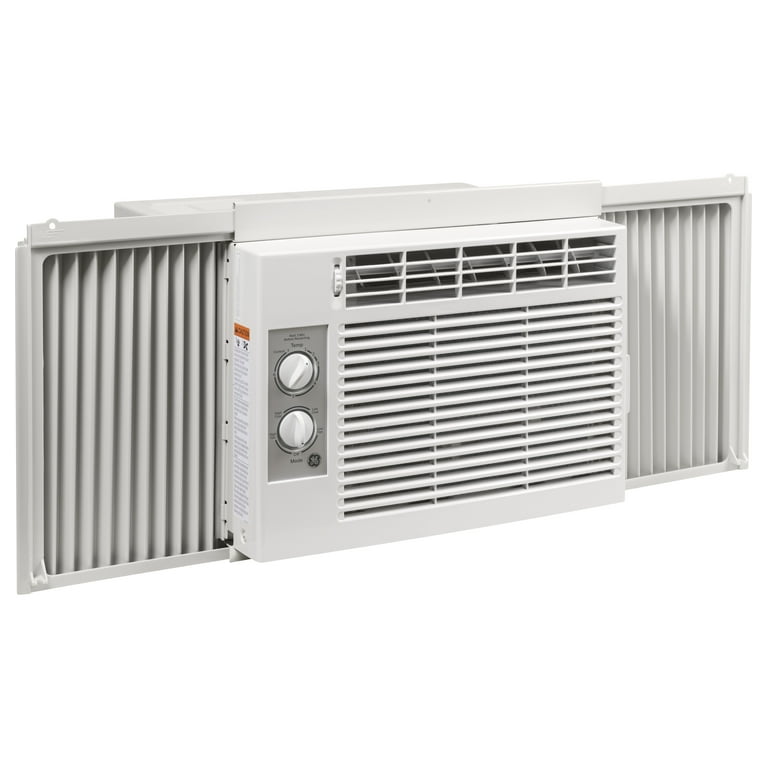 GE 5000 BTU Mechanical Air Conditioner, 115V, Gray, AET05LX