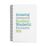 CafePress - Son Amazing Fantastic Journal - Spiral Bound Journal Notebook, Personal Diary Planner