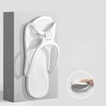 thumbnail image 2 of NOKIO Foldable Travel Slippers Non-S𝗅ip Hotel Vacation Sandals Lightweight Portable Home Slides Wate𝗋proof Quick-Drying Sandles for Bathroom Shower Footwear, 2 of 4