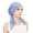 BBU69-Blue, variant on Lumtrix Chemo Headwear For Women Pre-Tied Head Scarf Coverings Scarves,Soft Lightweight Turbans Cancer Hats Easy To Use, Full Head Coverage White