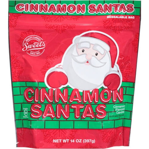 Sweet's Cinnamon Santas Candy, 14 Oz.