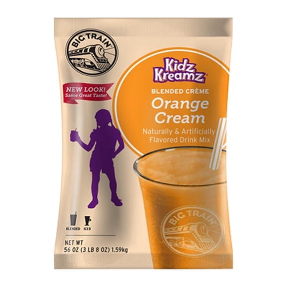 Big Train Kidz Kreamz Orange Cream Blended Creme Mix cs 5/3.5 lb