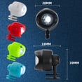 thumbnail image 3 of Mini Luz De Advertencia Nocturna 2pcs LED zapatos lámpara portátil 3 modos de iluminación para acampar al aire libre (blanco), 3 of 6
