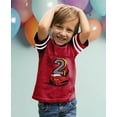 thumbnail image 2 of TeeStars - 2nd Birthday Race Car Party 2 Year Old Boy Toddler Jersey T-Shirt 3T Red, 2 of 5
