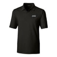 thumbnail image 2 of Men's Cutter & Buck Black UCF Knights Citronaut Logo Big & Tall DryTec Forge Pencil Stripe Stretch Polo, 2 of 3