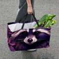 thumbnail image 7 of Raccoon Reusable Foldable Large Capacity Oxford Cloth Storage Basket Easter Picnic Basket, 7 of 7