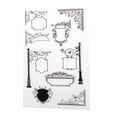 thumbnail image 1 of Sellos decorativos de goma transparente de silicona para manualidades de tarjetas de papel de tarjetas de álbum de recortes. Poste de dirección europea 11x16cm Zulema Sello claro, 1 of 8