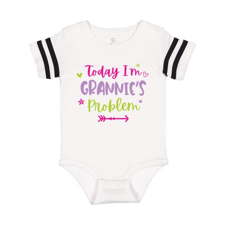 

Inktastic Child Funny Today Im Grannies Problem Gift Baby Girl Bodysuit