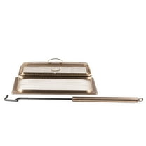 TIKI® Brand 18 Inch Retreat Fire Pit Accessory Metal Screen and 32.9 Inch 2 Piece Poker Black