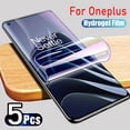 thumbnail image 1 of Película de hidrogel para OnePlus 10T 11 9RT 10R 10 Pro, protectores de pantalla para One Plus ACE Pro 8 8T Nord 2T CE 2 3 Lite 5G, 5 piezas, 1 of 3