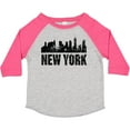 thumbnail image 3 of Inktastic New York Skyline Grunge Boys or Girls Toddler T-Shirt, 3 of 5