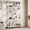 White, variant on Fnova 68.8" 9 - Tier Industrial Bookshelf, Rustic Metal - Wood Storage Rack for Living Room/Office/Kitchen, Freestanding Tall Compact Corner Organizer