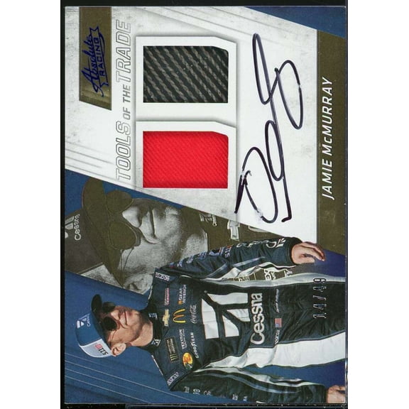 Jamie McMurray 2017 Absolute Tools of the Trade Duals Sig Spectrum Blue #16 /49