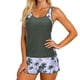 thumbnail image 3 of Traje de baño tankini para mujer Conjunto de estampado de moda para mujer Traje de baño deportivo de dos piezas para mujer Conjunto de traje de baño con pantalones cortos Traje de baño de dos piezas p, 3 of 8