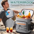 thumbnail image 2 of Large 52cans Cooler Backpack, Insulated, Waterproof, Leak Proof, 30L Large Capacity, 2 of 7