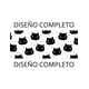 thumbnail image 5 of Taza de cerámica 445 ml diseño cute de gato negro, 5 of 6
