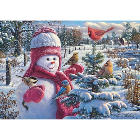 Buffalo Games 500 Piece Puzzle, Seasons - Snowbaby Grace
