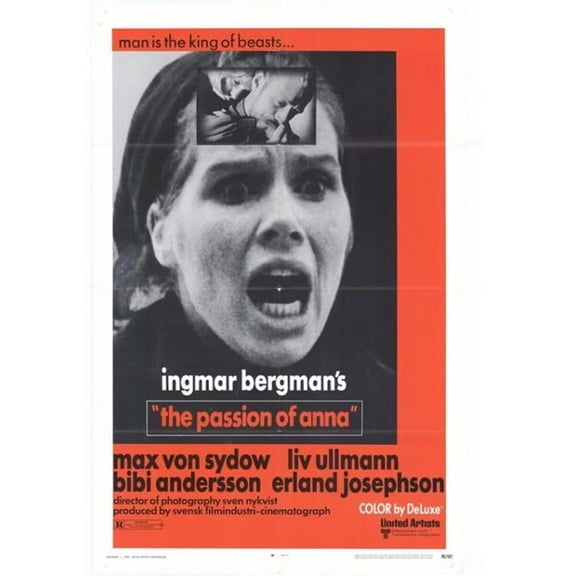 The Passion of Anna Movie Poster - 27 x 40 in.